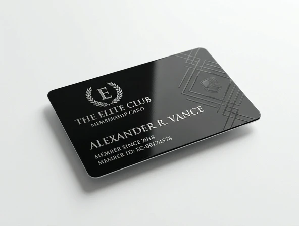 Gift card with embossed area